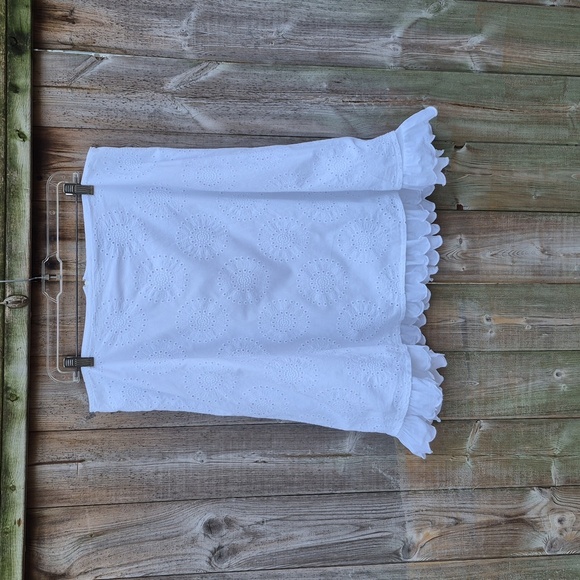 Tribal Size 14 White 100% Cotton Skirt - Picture 3 of 17